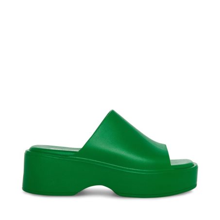 Sandalias de Plataforma Steve Madden Slinky-j Mujer Verde | ES IG1648